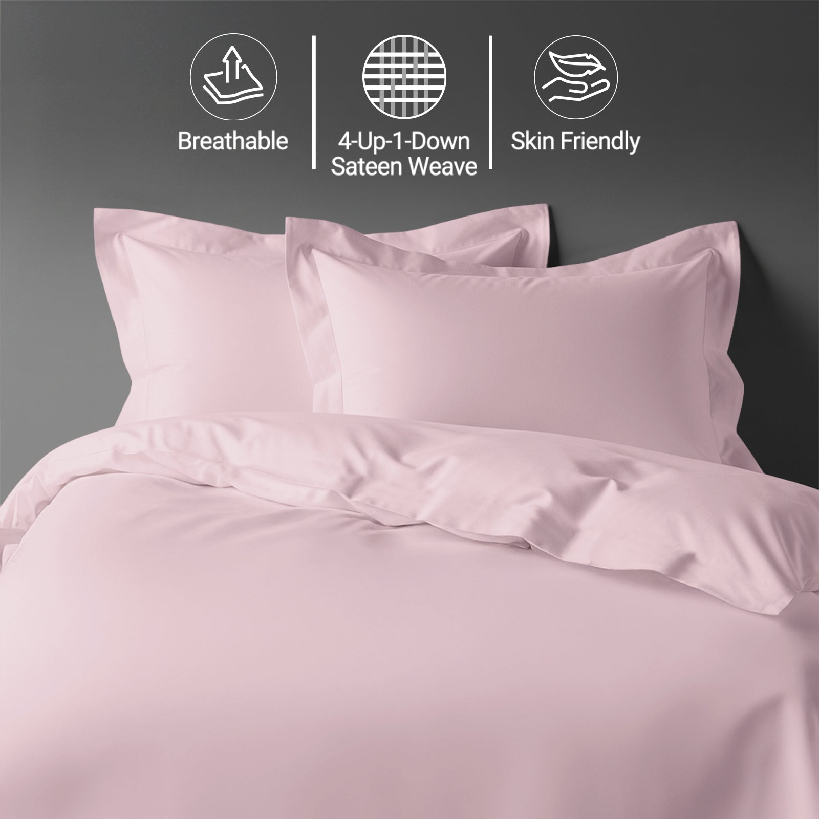 Deluxe 600 Thread Count 100% Cotton Duvet Cover Set